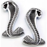 Ford Racing 2007-2009 Mustang SVT Cobra Snake Fender Emblems thumbnail 1