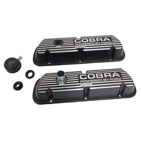 Ford Racing Black Satin Valve Cover Cobra thumbnail 2