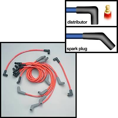 Ford Racing 9mm Spark Plug Wire Sets - Red thumbnail 7