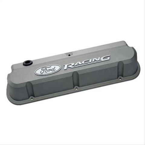 Ford Racing 289-351 Slant Edge Gray Valve Cover thumbnail 1