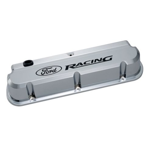 Ford Racing 289-351 Slant Edge Chrome Valve Cover thumbnail 2