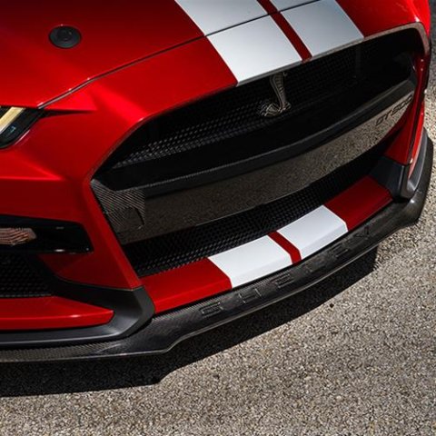 Ford Racing 20-21 Mustang GT500 Carbon Fiber Front Splitter Kit thumbnail 1