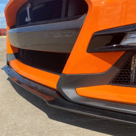 Ford Racing 20-21 Mustang GT500 Carbon Fiber Front Splitter Kit thumbnail 6