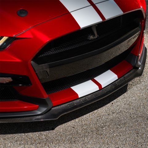 Ford Racing 20-21 Mustang GT500 Carbon Fiber Front Splitter Kit thumbnail 7