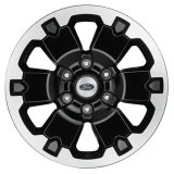 Ford Racing 19-21 Ranger 18x8in 4 Wheel Kit w/TPMS - Gloss Black w/ Machined Face thumbnail 1