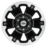 Ford Racing 19-21 Ranger 18x8in 4 Wheel Kit w/TPMS - Gloss Black w/ Machined Face thumbnail 2