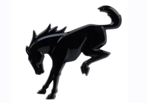 Ford Racing 2021 Bronco Rear Emblem - Black thumbnail 2