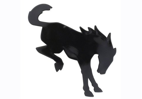 Ford Racing 2021 Bronco Rear Emblem - Black thumbnail 4