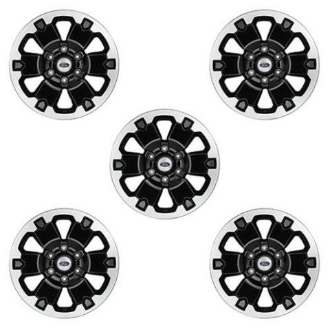 Ford Racing 21-22 Bronco 18in Black Machined Face Wheel Kit thumbnail 1