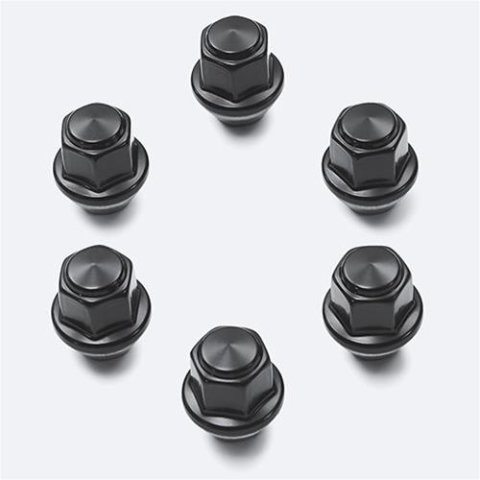 Ford Racing M12 x 1.5 Black Lug Nut - Set of 6 thumbnail 1