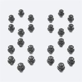 Ford Racing M12 x 1.5 Black Lug Nut - Set of 24 thumbnail 1