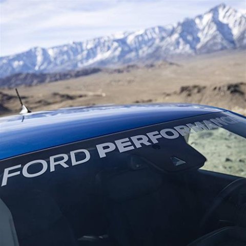 Ford Racing Ford Performance Ranger Windshield Banner - Silver thumbnail 1