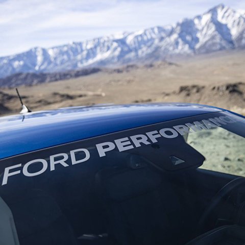Ford Racing Ford Performance Ranger Windshield Banner - Silver thumbnail 4