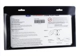 Ford Racing Slim License Plate Frame - Brushed Stainless Steel thumbnail 4