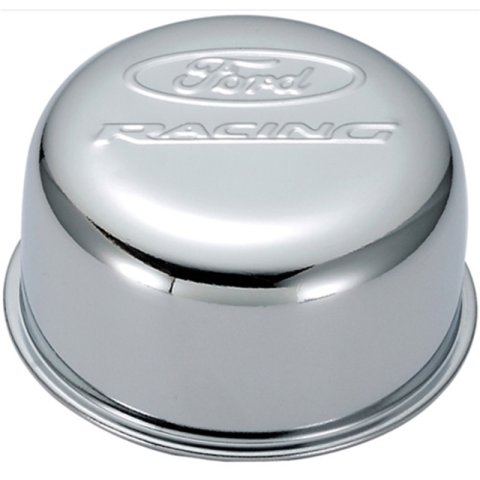 Ford Racing Chrome Breather Cap w/ Ford Racing Logo - Twist Type thumbnail 2