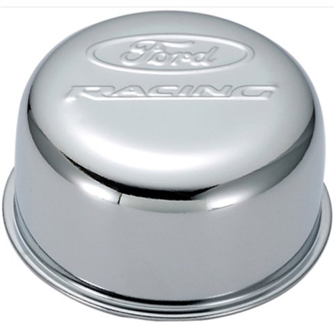 Ford Racing Chrome Breather Cap w/ Ford Racing Logo - Twist Type thumbnail 3