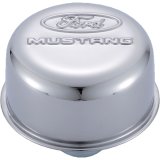 Ford Racing Chrome Breather Cap w/ Ford Mustang Logo thumbnail 4