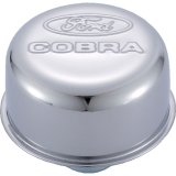 Ford Racing Chrome Breather Cap w/ Ford Cobra Logo thumbnail 2