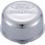 Ford Racing Chrome Breather Cap w/ Ford Cobra Logo thumbnail 3