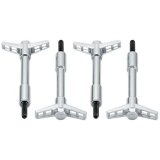 Ford Racing Chrome Valve Cover Hold Down Wing Nuts thumbnail 1