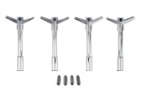 Ford Racing Chrome Valve Cover Hold Down Wing Nuts thumbnail 2