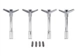 Ford Racing Chrome Valve Cover Hold Down Wing Nuts thumbnail 3
