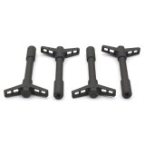 Ford Racing Black Crinkle Finish Valve Cover Hold Down Wing Nuts thumbnail 4