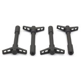 Ford Racing Black Crinkle Finish Valve Cover Hold Down Wing Nuts thumbnail 5