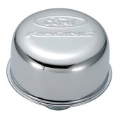Ford Racing Logo Push-In Type Air Breather Cap - Chrome thumbnail 3