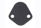 Ford Racing Fuel Pump Block Off Plate - Black Crinkle Finish w/ Ford Oval thumbnail 6