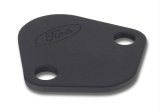 Ford Racing Fuel Pump Block Off Plate - Black Crinkle Finish w/ Ford Oval thumbnail 7