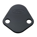 Ford Racing Fuel Pump Block Off Plate - Black Crinkle Finish w/ Ford Oval thumbnail 9