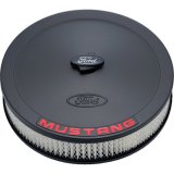 Ford Racing Air Cleaner Kit - Black Crinkle Finish w/ Red Mustang Emblem thumbnail 3
