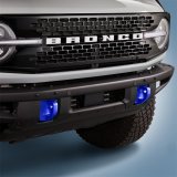 Ford Racing 2021+ Bronco Front Bumper Tow Hooks - Blue (Pair) thumbnail 4