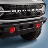 Ford Racing 2021+ Bronco Front Bumper Tow Hooks - Red (Pair) thumbnail 4