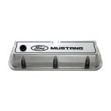 Ford Racing Ford 289/302/351W Die-Cast Valve Covers - Polished w/Black Logo thumbnail 1