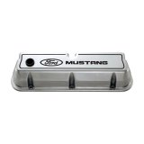 Ford Racing Ford 289/302/351W Die-Cast Valve Covers - Polished w/Black Logo thumbnail 2