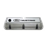 Ford Racing Ford 289/302/351W Die-Cast Valve Covers - Polished w/Black Logo thumbnail 3