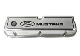 Ford Racing Ford 289/302/351W Die-Cast Valve Covers - Polished w/Black Logo thumbnail 9