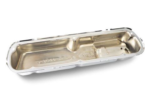 Ford Racing Ford Mustang Logo Stamped Steel Chrome Valve Covers thumbnail 1