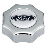 Ford Racing Ford Oval Logo Screw In Type Oil Fill Cap - Chrome Finish thumbnail 1