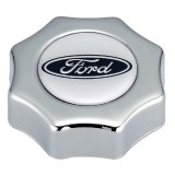 Ford Racing Ford Oval Logo Screw In Type Oil Fill Cap - Chrome Finish thumbnail 2