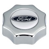 Ford Racing Ford Oval Logo Screw In Type Oil Fill Cap - Chrome Finish thumbnail 3