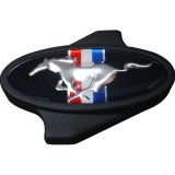 Ford Racing Black Finish Mustang Logo Air Cleaner Nut thumbnail 1