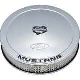 Ford Racing Air Cleaner Kit - Chrome w/Mustang Emblem thumbnail 1