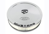 Ford Racing Air Cleaner Kit - Chrome w/Mustang Emblem thumbnail 4