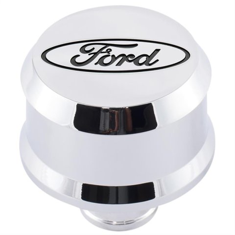 Ford Racing Slant Edge Breather - Chrome thumbnail 5