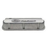 Ford Racing Slant Edge Valve Covers w/Ford Racing Logo - Bare thumbnail 1