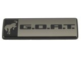Ford Racing Bronco/Bronco Sport G.O.A.T. Badge - Black/Black thumbnail 3