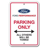 Ford Racing Ford Performance Parking Only Sign thumbnail 1